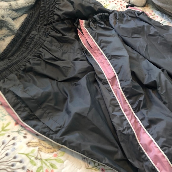 Grey track pants with pink and white stripes - Picture 4 of 6